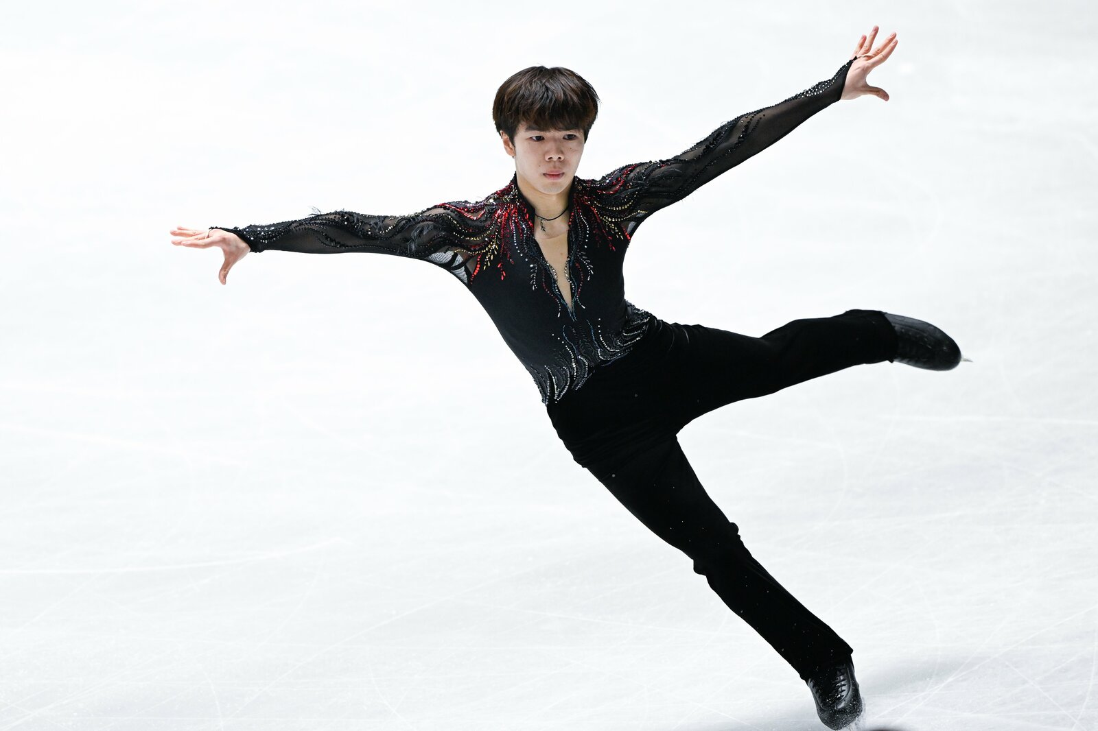 2025年全日本選手権の佐藤駿のFS　©Asami Enomoto