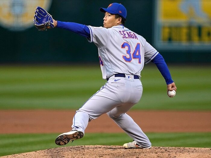 先発・千賀滉大は5回に急きょブルペンへ…3連勝を阻んだ“メジャーの洗礼”、ニコリともせず口にした「こういう失敗をしないように…」＜Number Web＞ photograph by Getty Images