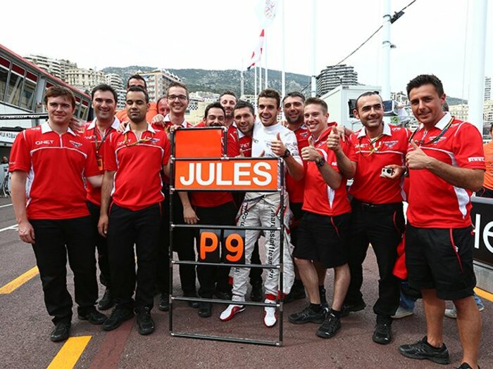 伝統のモナコGPのもうひとりの勝者。マルシア、5年目の初入賞の立役者。＜Number Web＞ photograph by AFLO