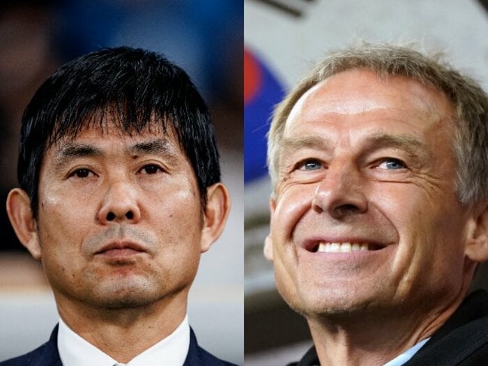 「日本に力の差をつけられている」サッカーでも野球でも…韓国が抱く日韓の指導者格差の危機感　韓国はなぜ外国人監督に頼らざるを得ないのか？＜Number Web＞ photograph by L) Kiichi Matsumoto/JMPA  R) AFLO