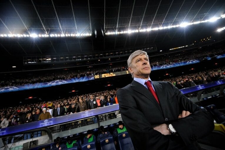 アーセナル時代のベンゲル監督　©Takuya Sugiyama