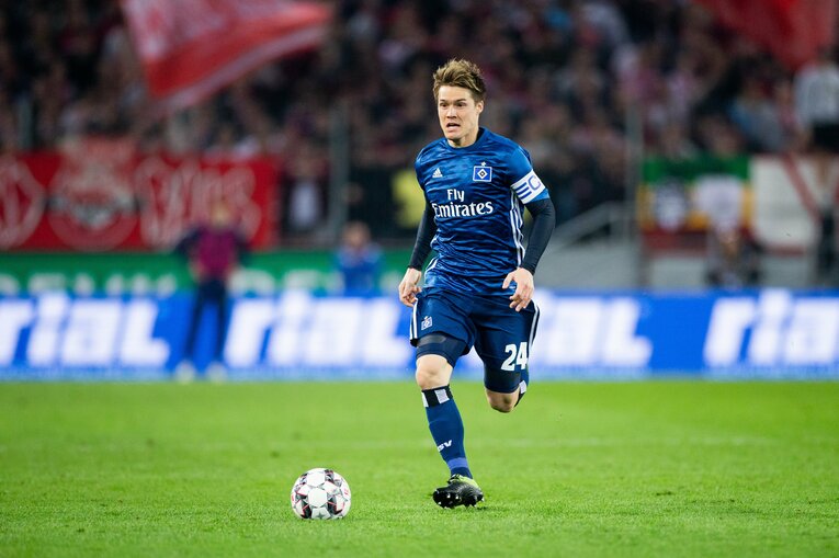 2015～2019年まで在籍したハンブルガーSVではキャプテンも務めた　©Getty Images