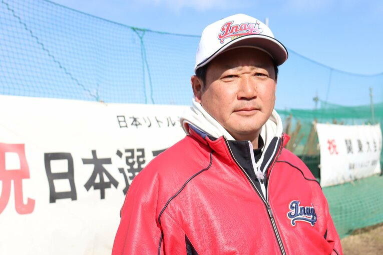 稲城シニアの森川博紀監督　©Genki Taguchi