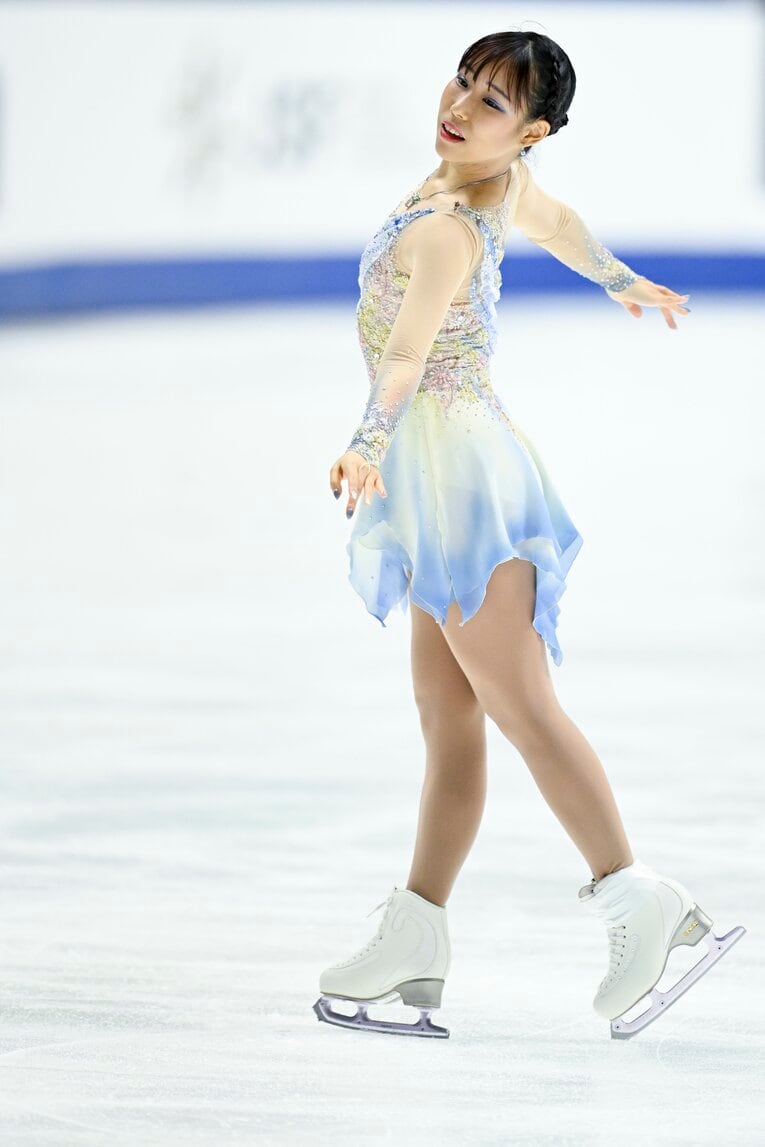 三原舞依のNHK杯フリーの演技　©Asami Enomoto