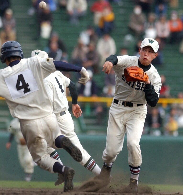 高校時代の川端　©JIJI PRESS