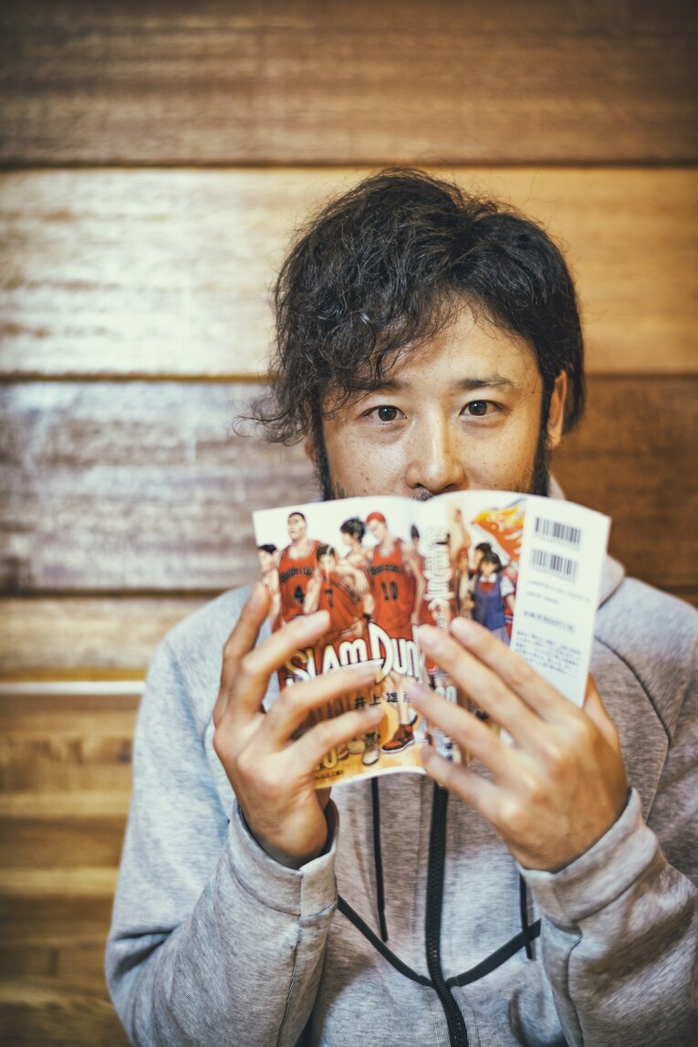 2018年『スラムダンク』取材　©︎Takuya Sugiyama