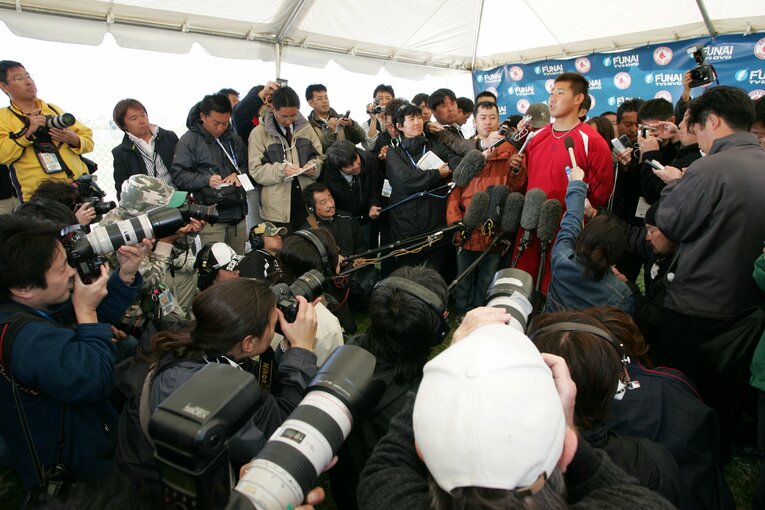レッドソックス時代の松坂大輔（2007年）©︎Hideki Sugiyama