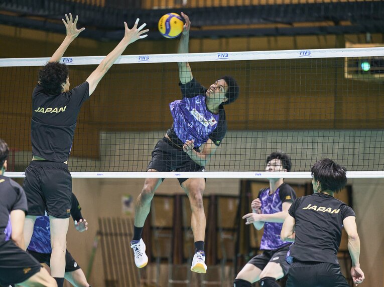 エバデダン ラリー（日本代表合宿の練習風景）©︎Yuki Suenaga