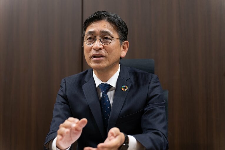 西武・奥村球団社長　©Shiro Miyake