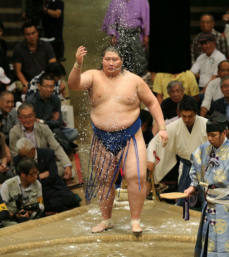 逸ノ城はその後、2022年に初優勝。新入幕から8年が経っていた。引退までの最高位は関脇　©JIJI PRESS