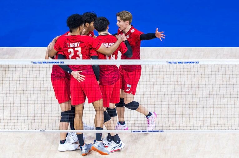 バレーボール世界選手権・リビア戦　©︎Volleyball World