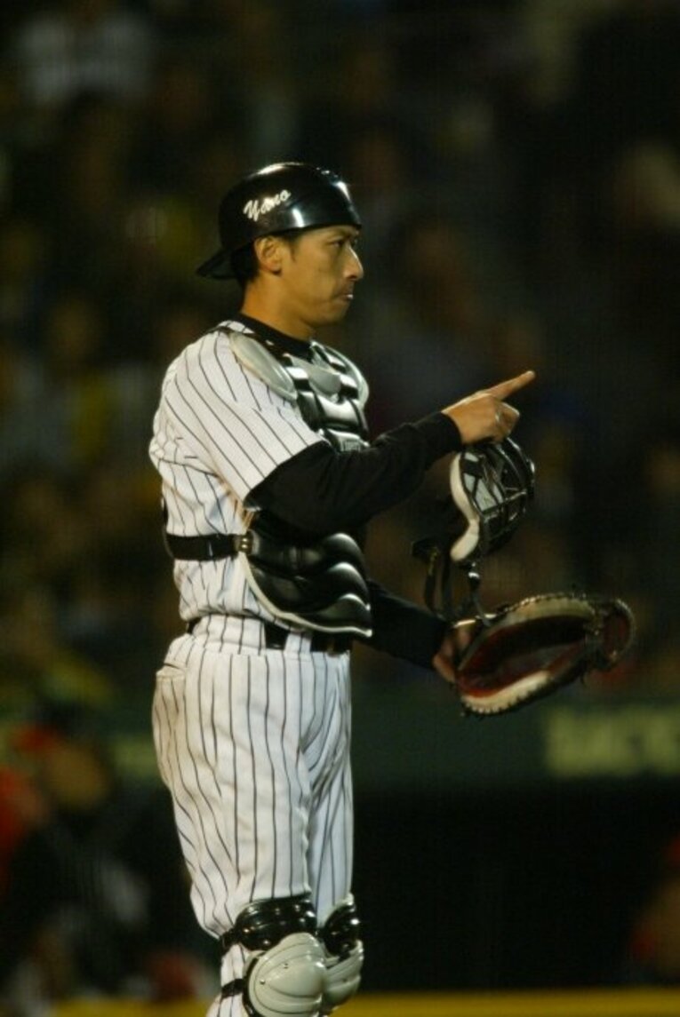 現役時代の矢野　©Sports Graphic Number