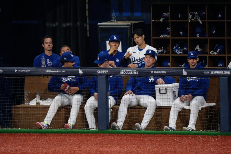 【開幕2戦目／21日】水原氏がいない試合…大谷翔平とドジャースの様子　©Nanae Suzuki