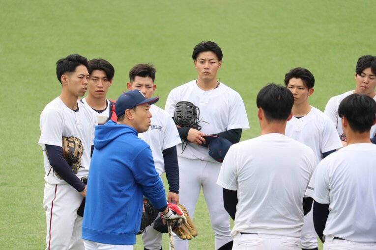 明治神宮大会では創価大に初戦で敗れた富士大　©Genki Taguchi