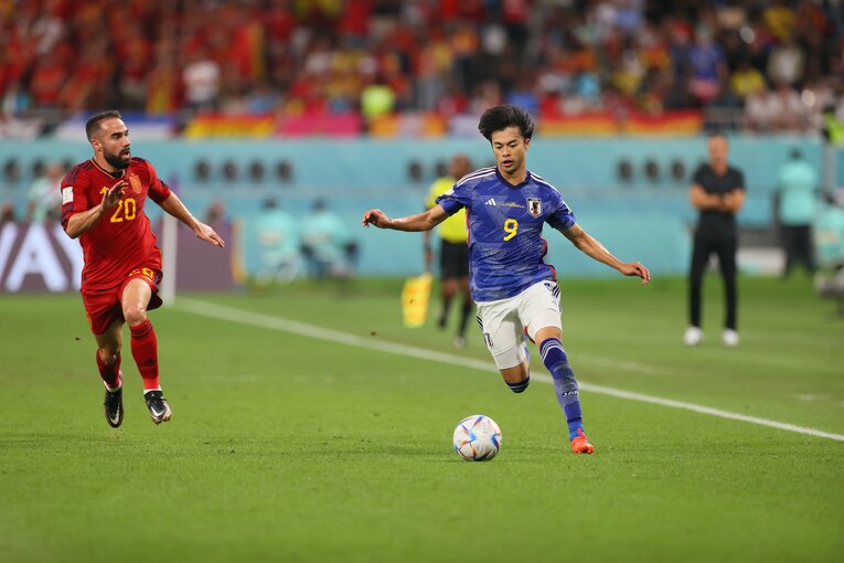 三笘薫の走り方（9枚目／全12枚） ©JMPA