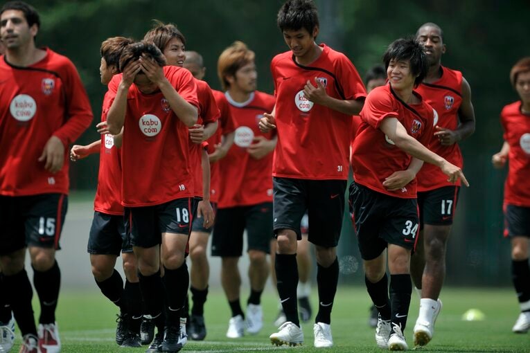 2009年、浦和の練習風景　©︎Takuya Sugiyama
