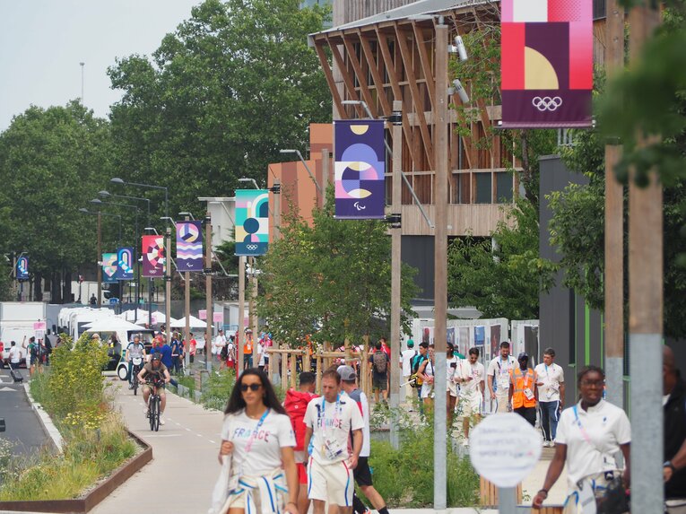 パリ五輪の選手村（全56枚）©JMPA