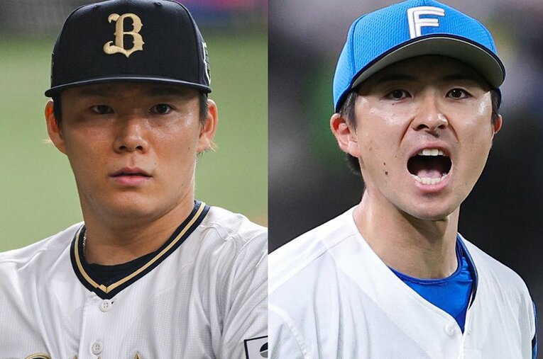 山本由伸と上沢直之。ともに昨季まで長年パ・リーグの主戦投手を務めたが、メジャーの契約金の差はどこから生まれるのか ／ photograph by Nanae Suzuki/JIJI PRESS