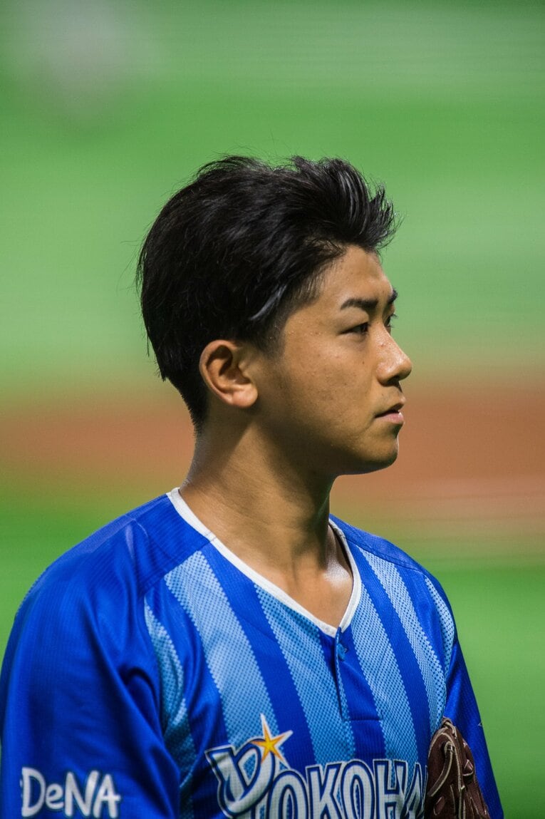 DeNA時代、プロ2年目（2017年）の今永昇太　 ©Naoya Sanuki