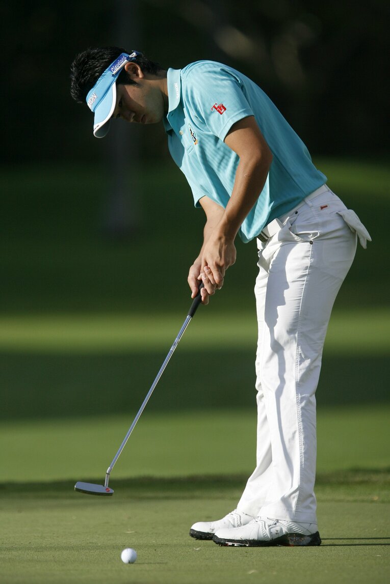 2011年1月にソニーオープンに出場した松山英樹（当時、東北福祉大1年）　©REUTERS//ALFO