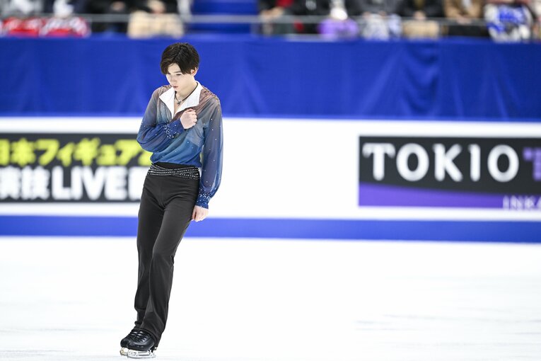 中田璃士、全日本選手権フリーの演技　©︎Asami Enomoto