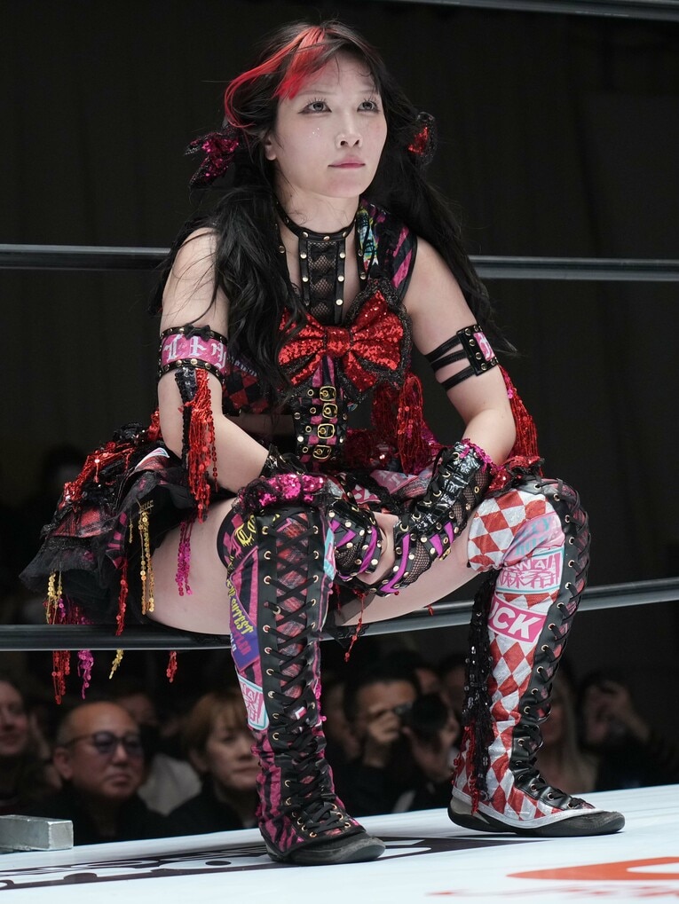 さくらあやに敗れた伊藤麻希　©Essei Hara