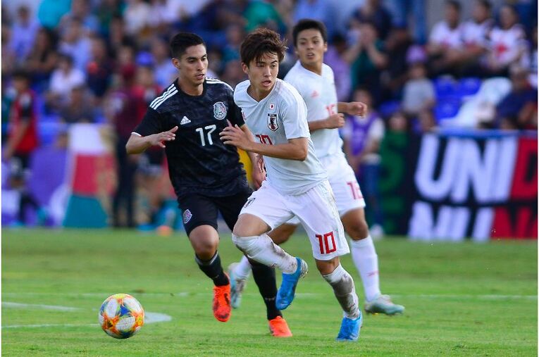 2019年、メキシコで行われた親善試合の安部©Getty Images