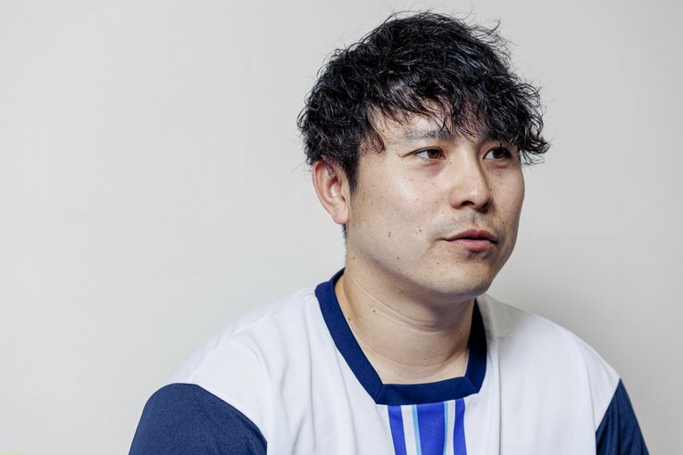 「もう30歳なんだ」と驚きを口にする佐野恵太　©Kiichi Matsumoto