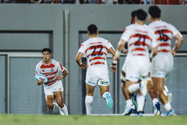 WTB濱野隼大（コベルコ神戸スティーラーズ）©︎Kiichi Matsumoto