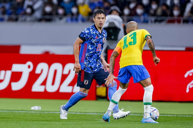 左サイドバックで先発した中山雄太　©Kiichi Matsumoto/JMPA