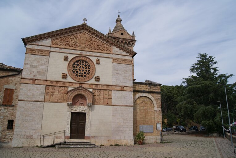 ペルージャの街（8月下旬／筆者撮影）