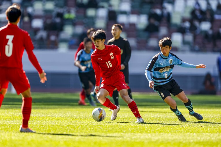 神村学園・笠置潤（3年）　©︎Kiichi Matsumoto