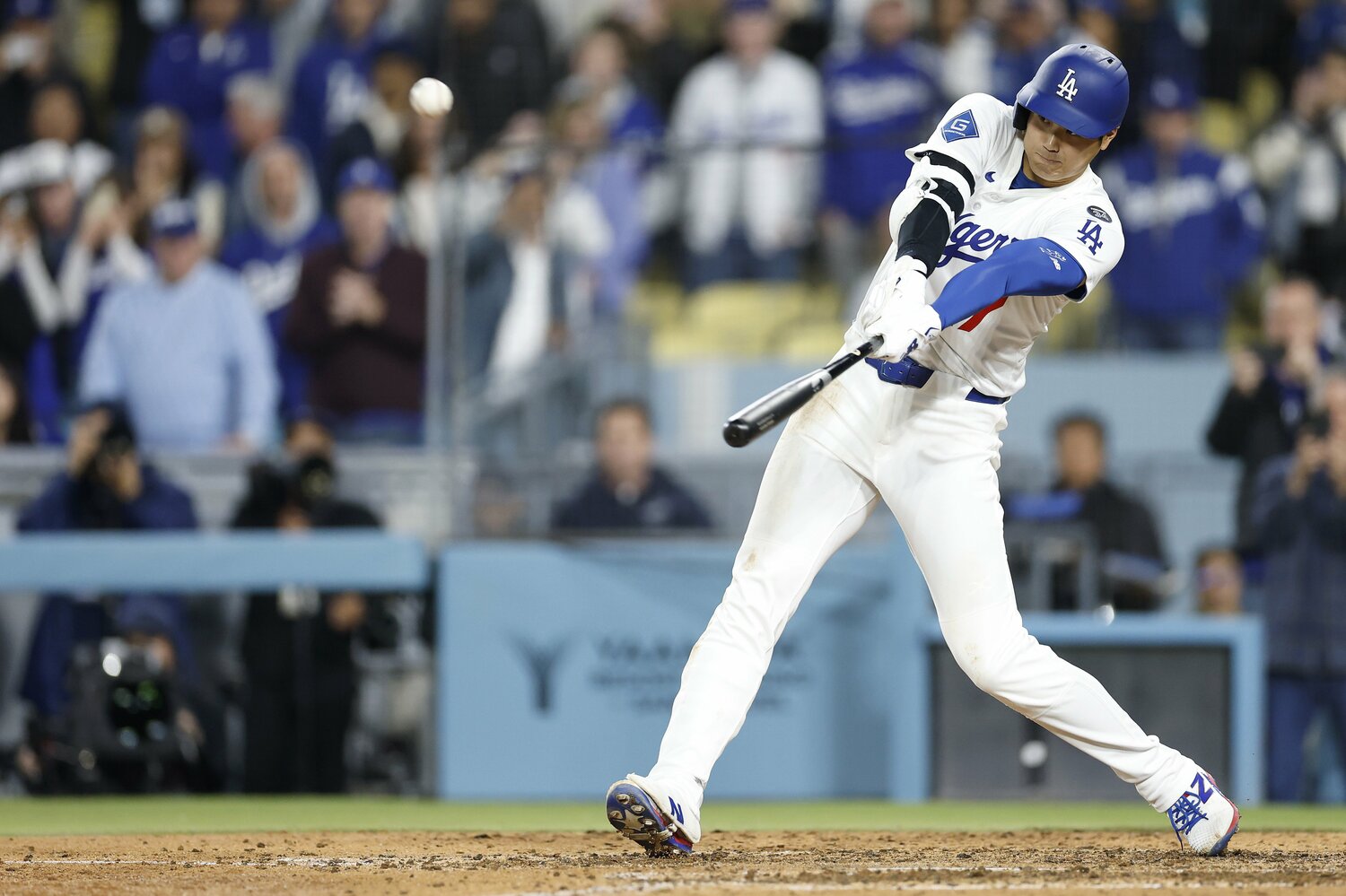 3日のサヨナラ本塁打の瞬間　©Getty Images