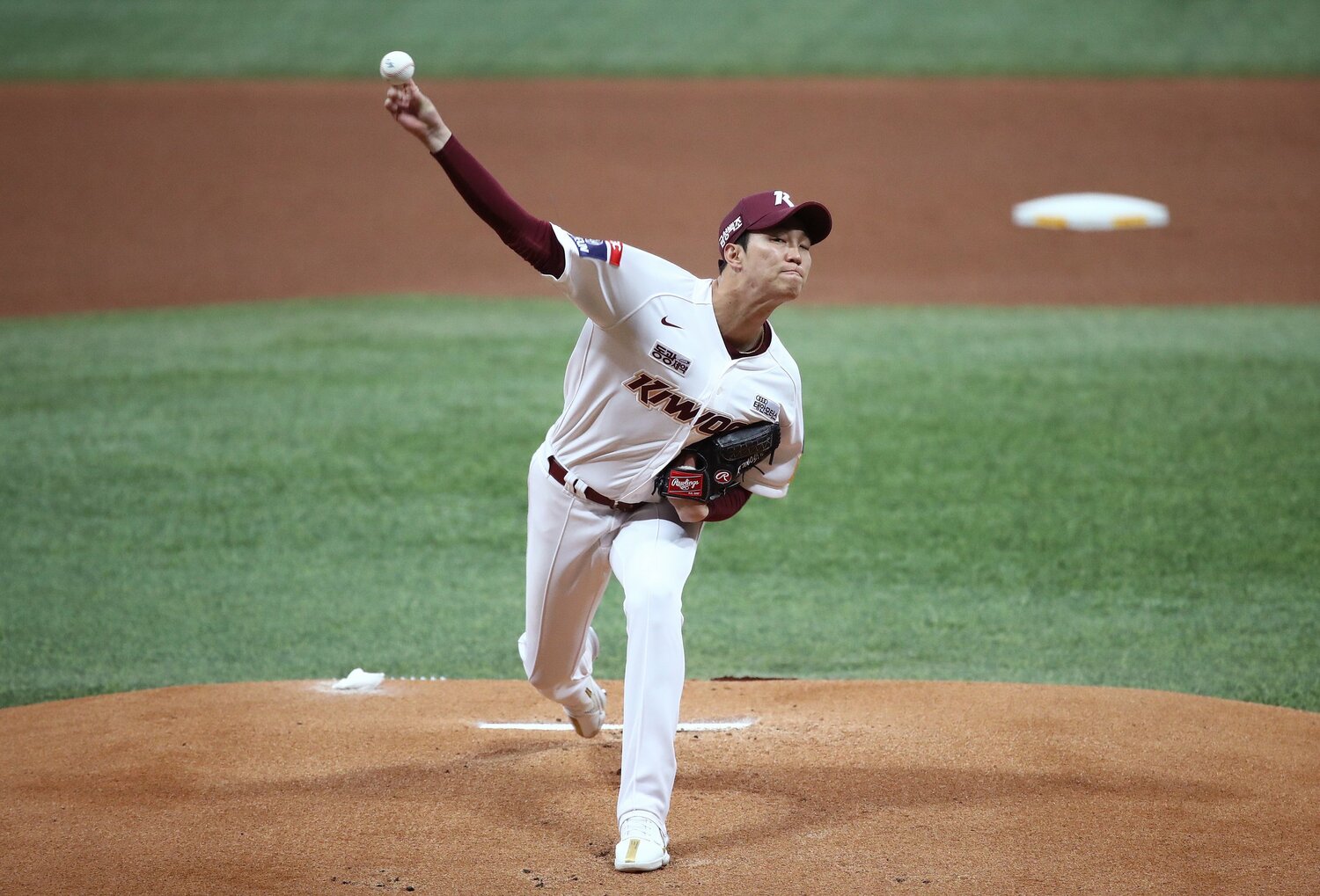 韓国の“現役最高投手”崔志萬は過去の行いが問題視され、不出場に　©Getty Images