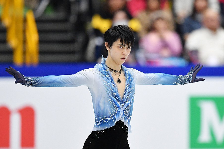 SP3位羽生結弦「しっかりやりきる」宇野昌磨は6位から巻き返しを誓う。＜Number Web＞ photograph by AFLO
