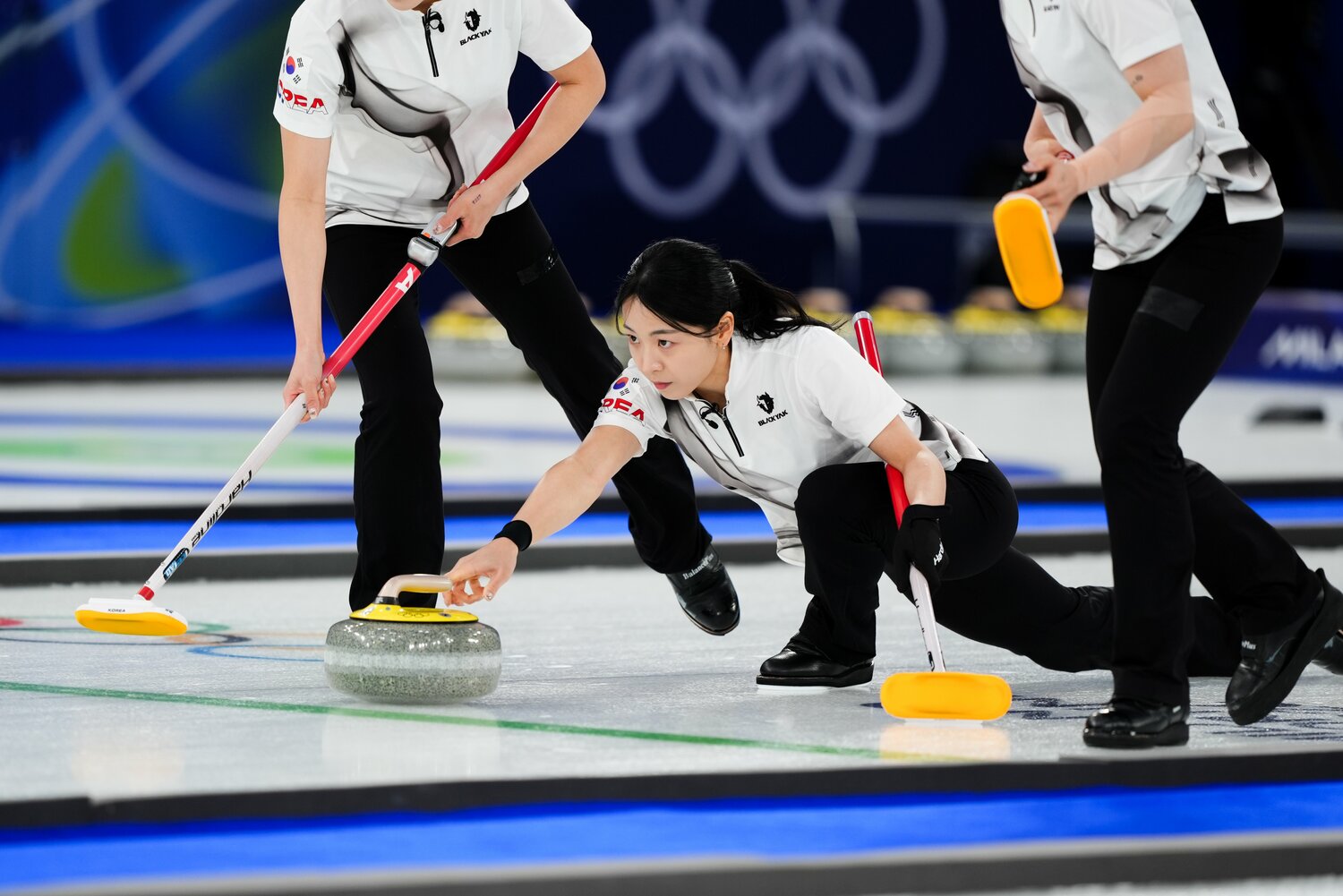 正確なショットが光ったキム・ミンジ ©︎PA Images/AFLO