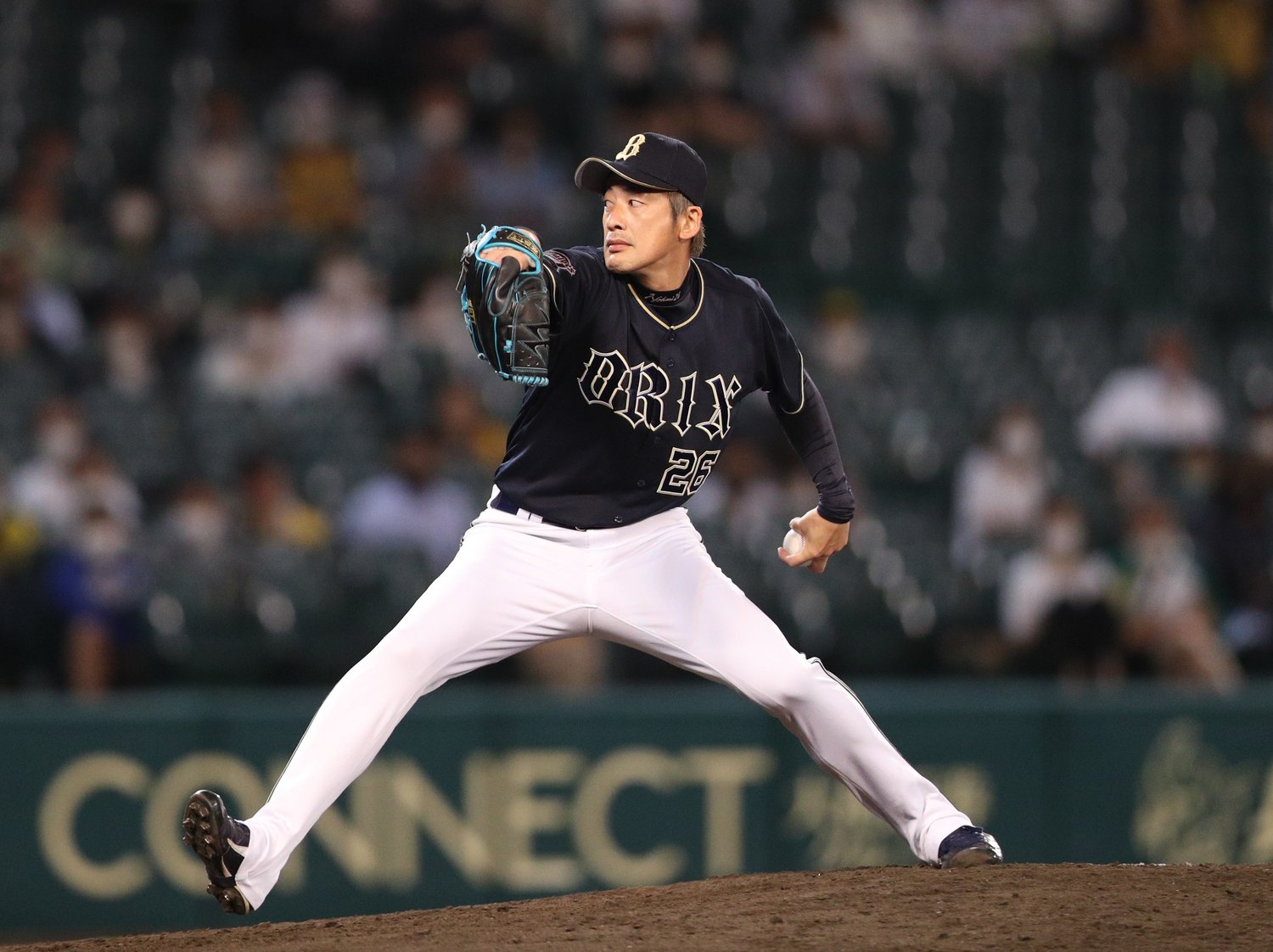 甲子園のマウンドに立ったオリックス能見 ©︎JIJI PRESS