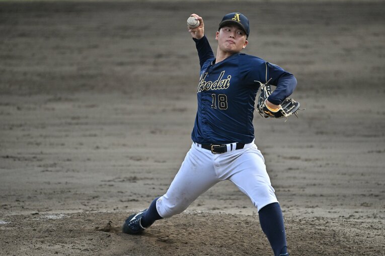 今季に入ってからはドラフト上位候補としてプレッシャーもあったという　©︎Hideki Sugiyama