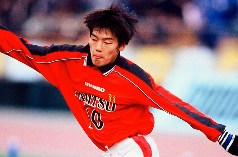 鹿児島実業時代の松井大輔。その後に日本代表となった彼らが“松澤先生”とともに送った青春時代とは？ ／ photograph by Kazuaki Nishiyama