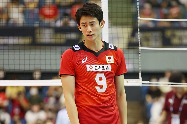 アジア選手権で代表デビューを果たしたミドルブロッカー福山汰一（ジェイテクトSTINGS） ／ photograph by YUTAKA/AFLO SPORT