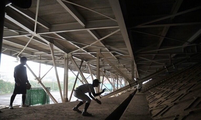 特別ノックを受ける高校時代の宗　©Yuki Kashimoto