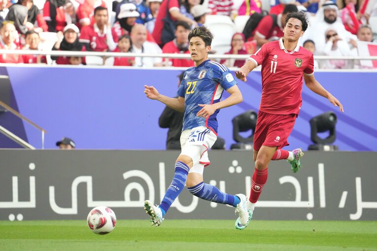 守備においてもビルドアップにおいても、冨安健洋の存在感は絶大だった　©Masashi Hara