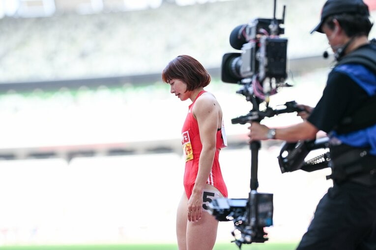 昨年、菊池病との闘病を発表した福部。病気の影響もあり今季は出遅れていたが、日本選手権にはきっちり合わせてきた　©Nanae Suzuki