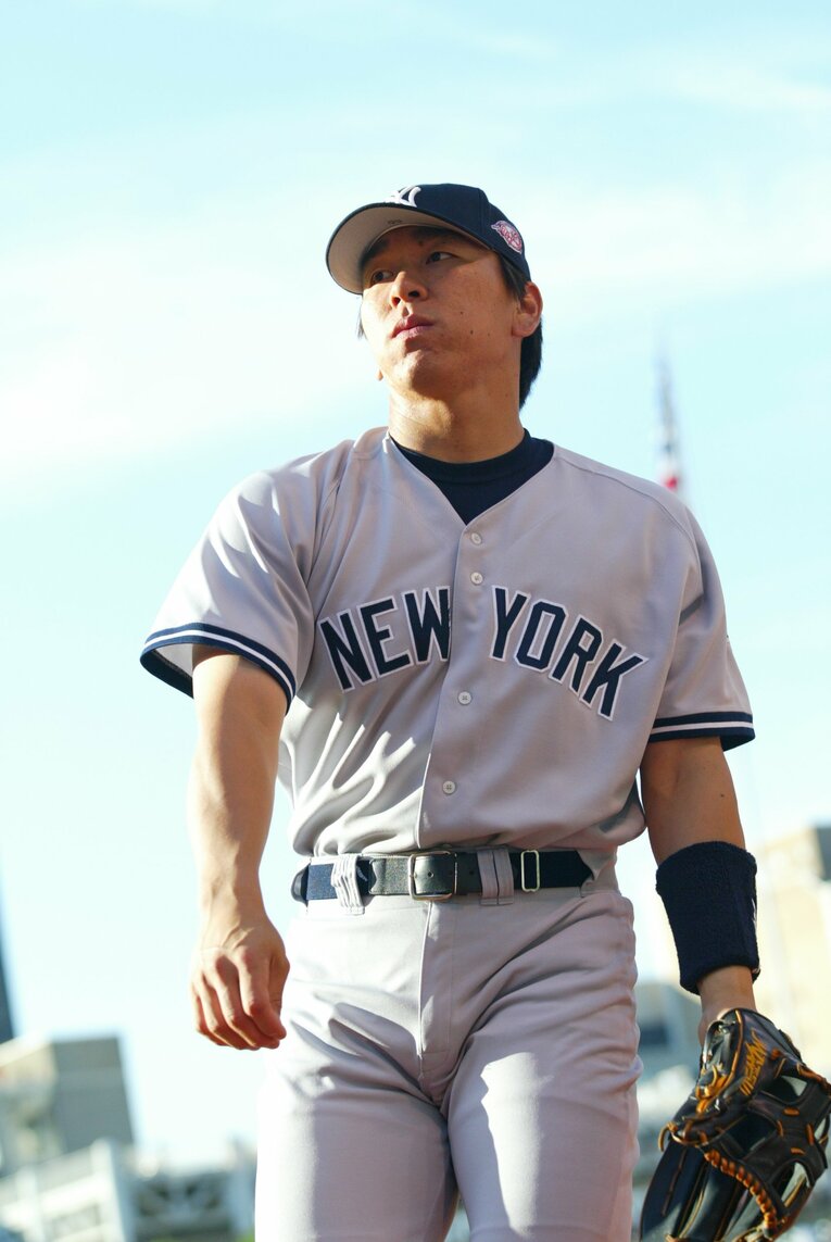 メジャー挑戦当初は、ファンや記者からも厳しい目が向けられていた　©Koji Asakura