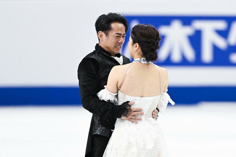 フリーダンスの演技直後 ©Asami Enomoto