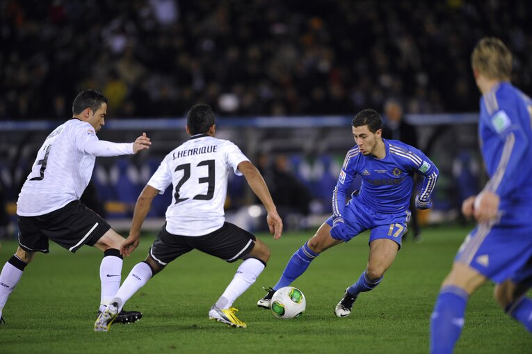 2012年クラブW杯のアザール　©Takuya Sugiyama