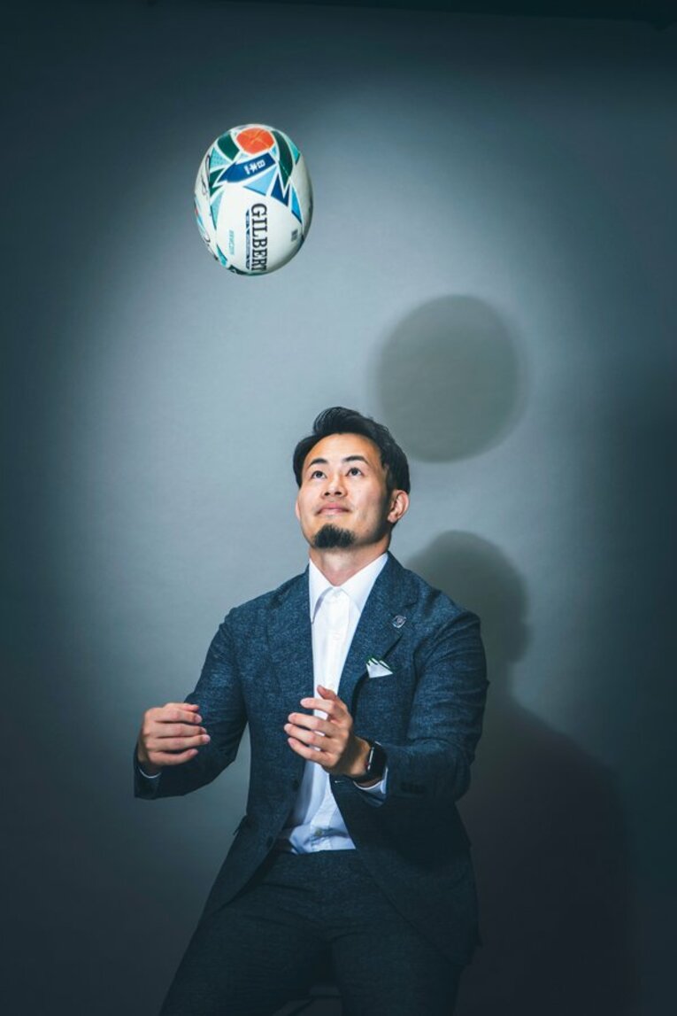 現在は順天堂大学医学部３年生の福岡。4年前のW杯でのトライを振り返った　©︎Asami Enomoto