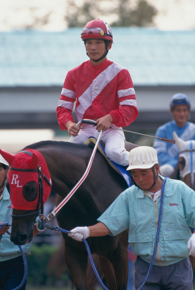 1995年の牝馬クラシックに挑戦した笠松のライデンリーダーと安藤勝己　©Tomohiko Hayashi