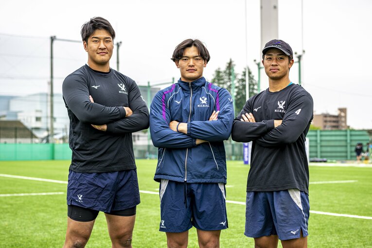 キャプテン廣瀬への信頼を口にした山本（左）と伊藤　©︎Takuya Sugiyama