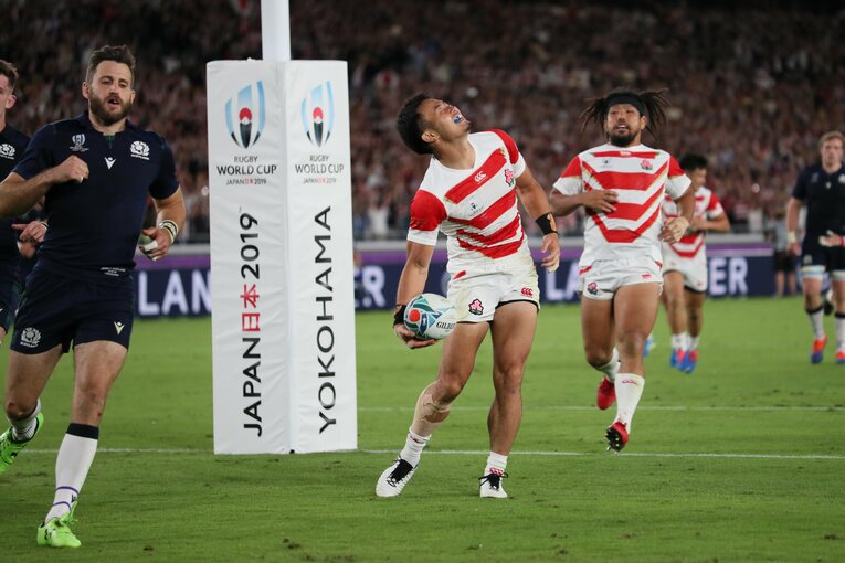 2019年W杯スコットランド戦、福岡堅樹が振り返る“ゾーン”に入ったトライ（8枚目／全10枚）©︎Naoya Sanuki